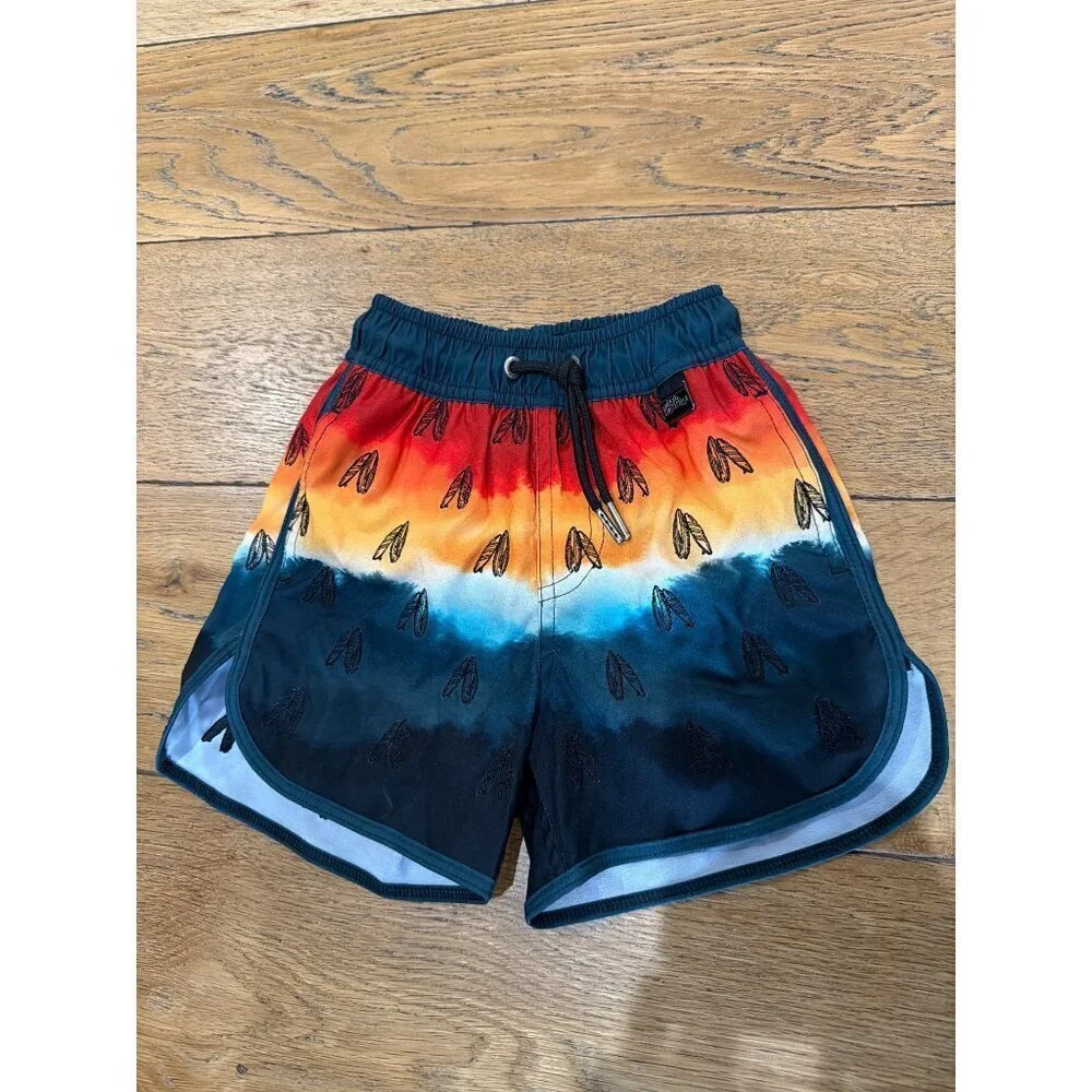 Agua Bendita Tiago Swim Trunks Multicolor Kids Size 2